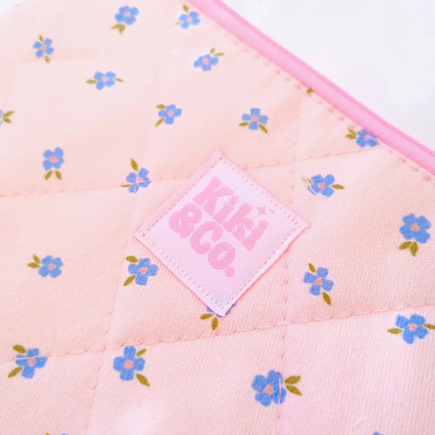 Quilted eReader Sleeve | Forget Me Not