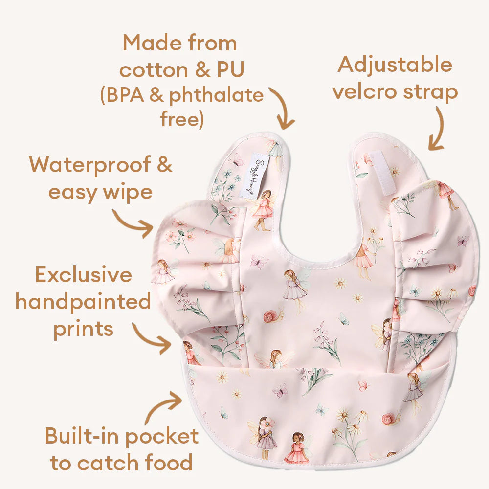 Fairy Dust Frill Snuggle Bib - Snuggly Hunny