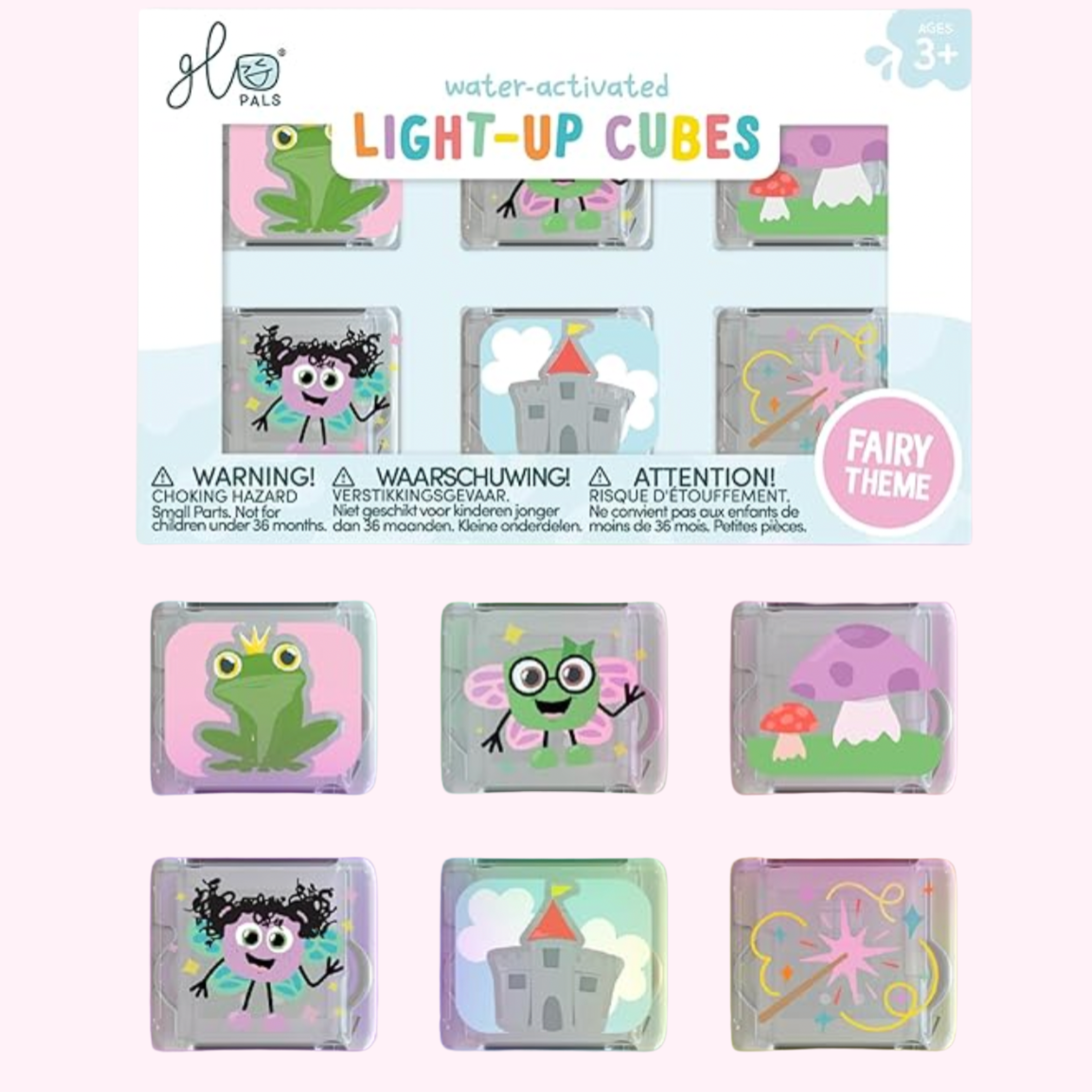 Fairy Themed Limited Edition Light Up Cubes - Glo Pals