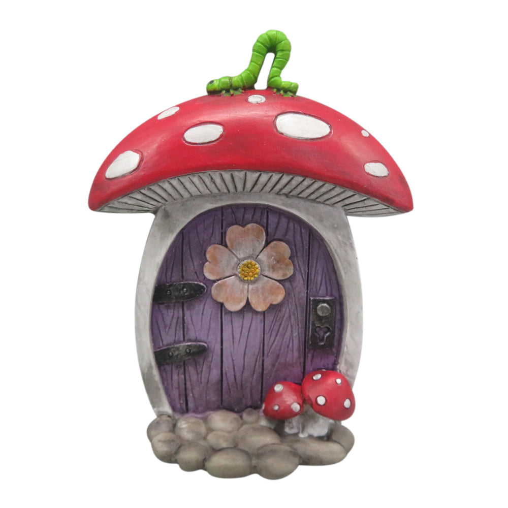 Red Mushroom Fairy Door - Fairy Garden