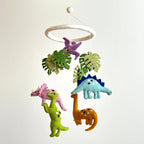 Jurassic Dinosaur Felt Baby Cot Mobile - Ganapati
