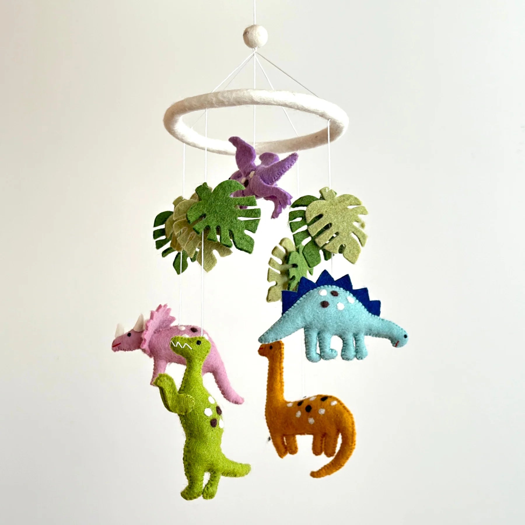 Jurassic Dinosaur Felt Baby Cot Mobile - Ganapati