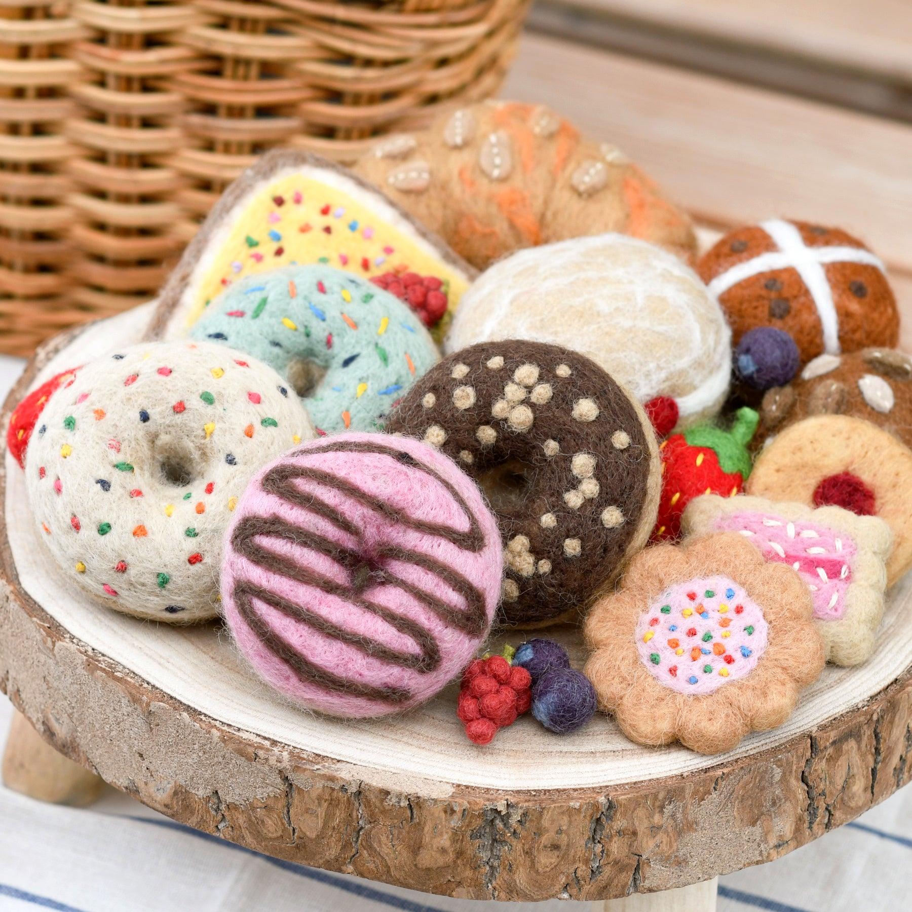 Jam Drop Biscuit Felt Food - Tara Treasures