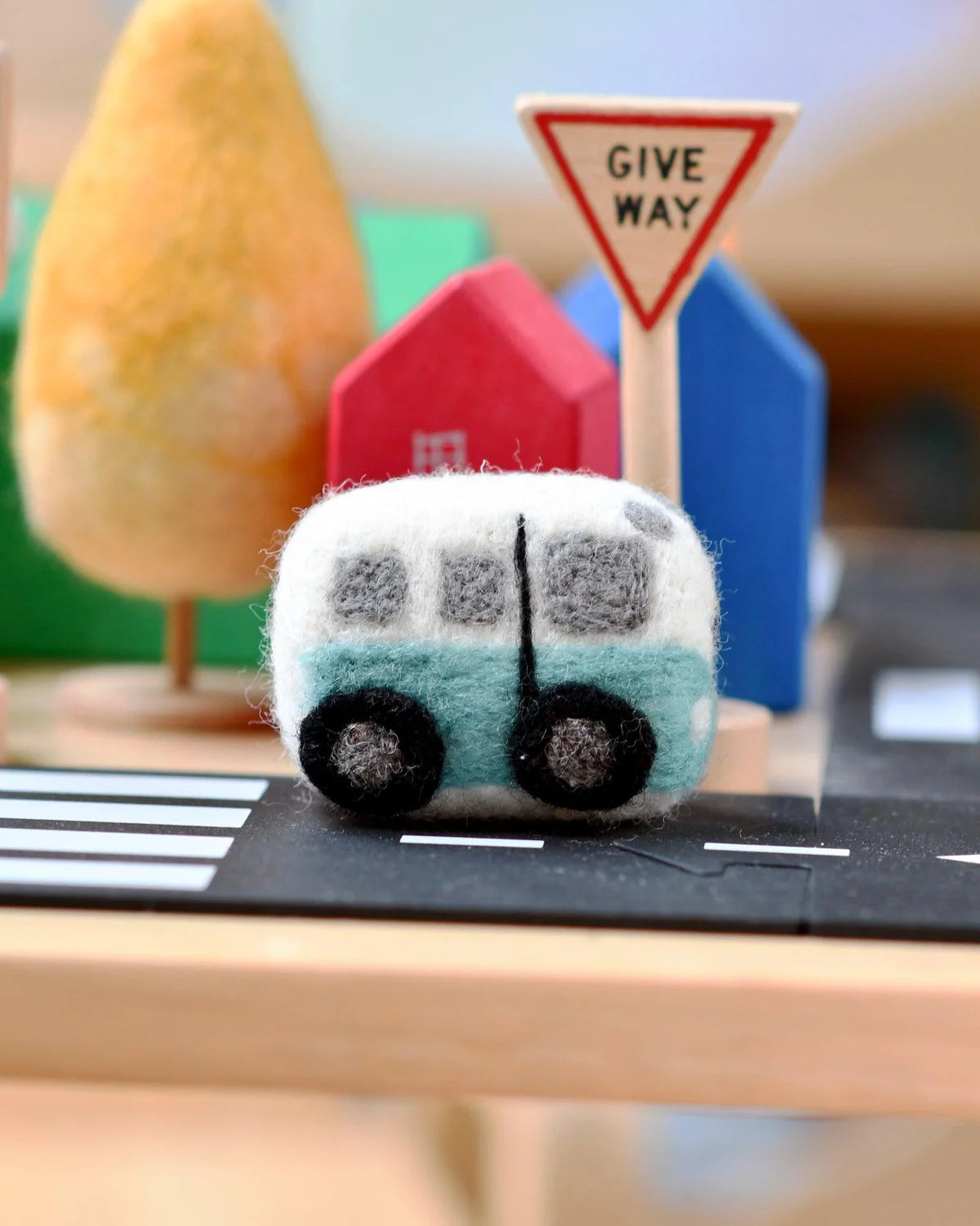 Camper Van Vehicle Felt Toy - Tara Treasures