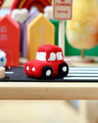 Red Car Vehicle Felt Toy - Tara Treasures