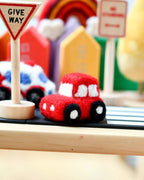 Red Car Vehicle Felt Toy - Tara Treasures