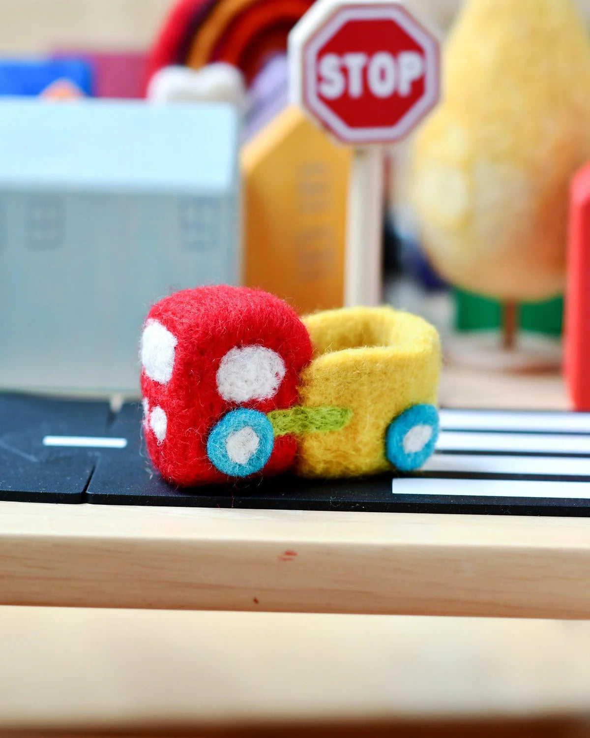 Truck Vehicle Felt Toy - Tara Treasures