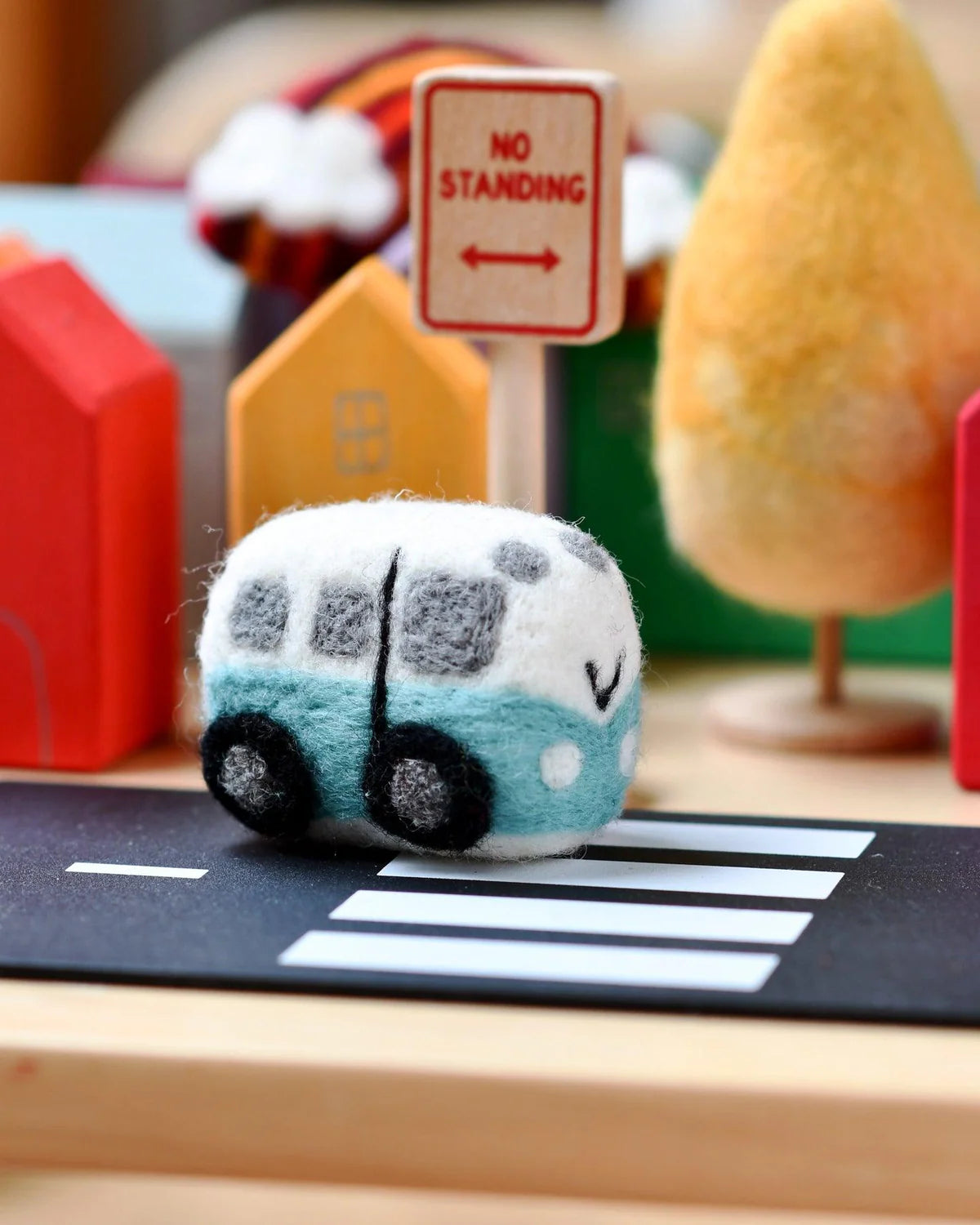 Camper Van Vehicle Felt Toy - Tara Treasures