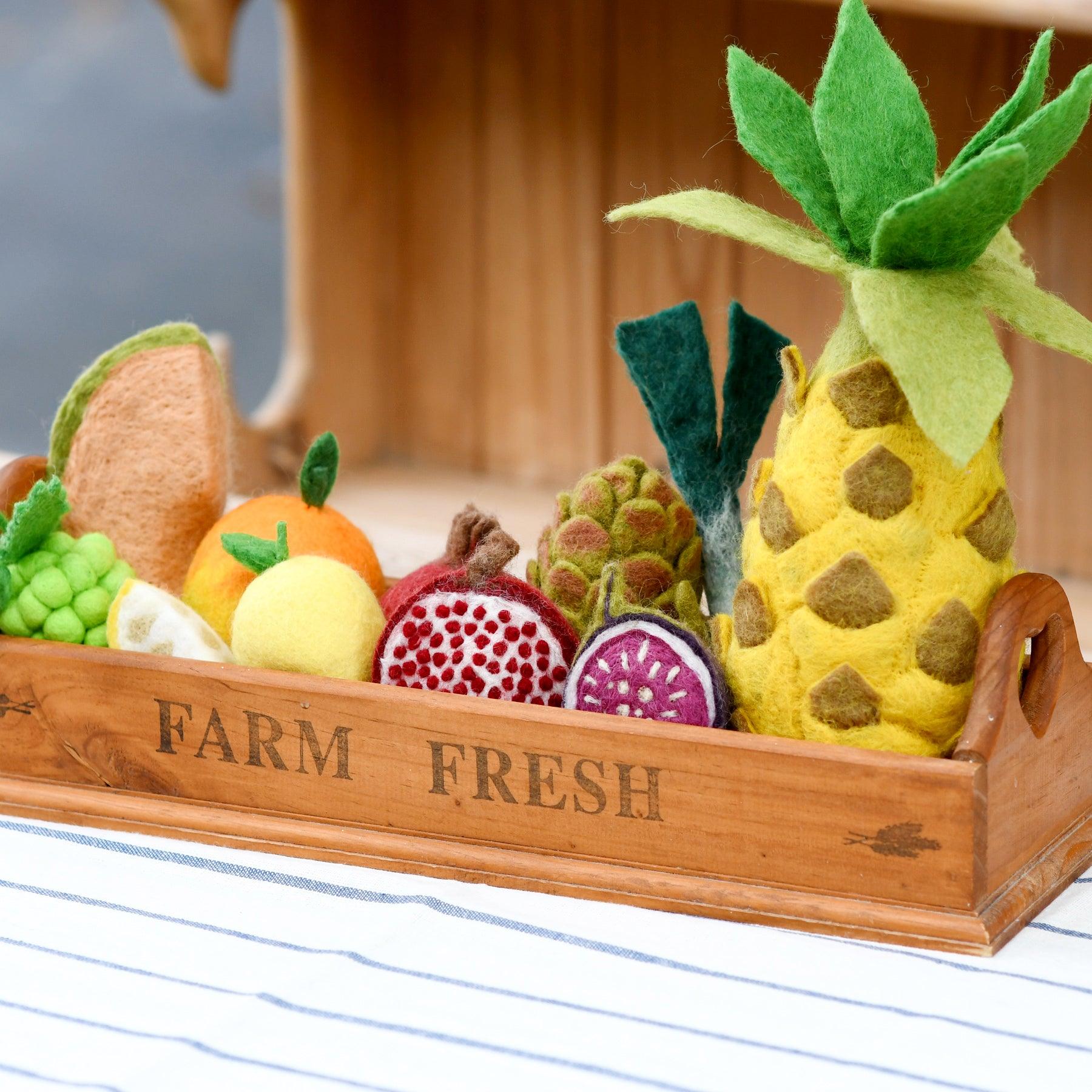 Pineapple Felt Food - Tara Treasures