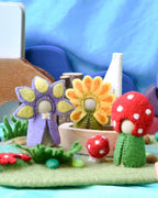 Floral Felt Peg Doll Set - Tara Treasures