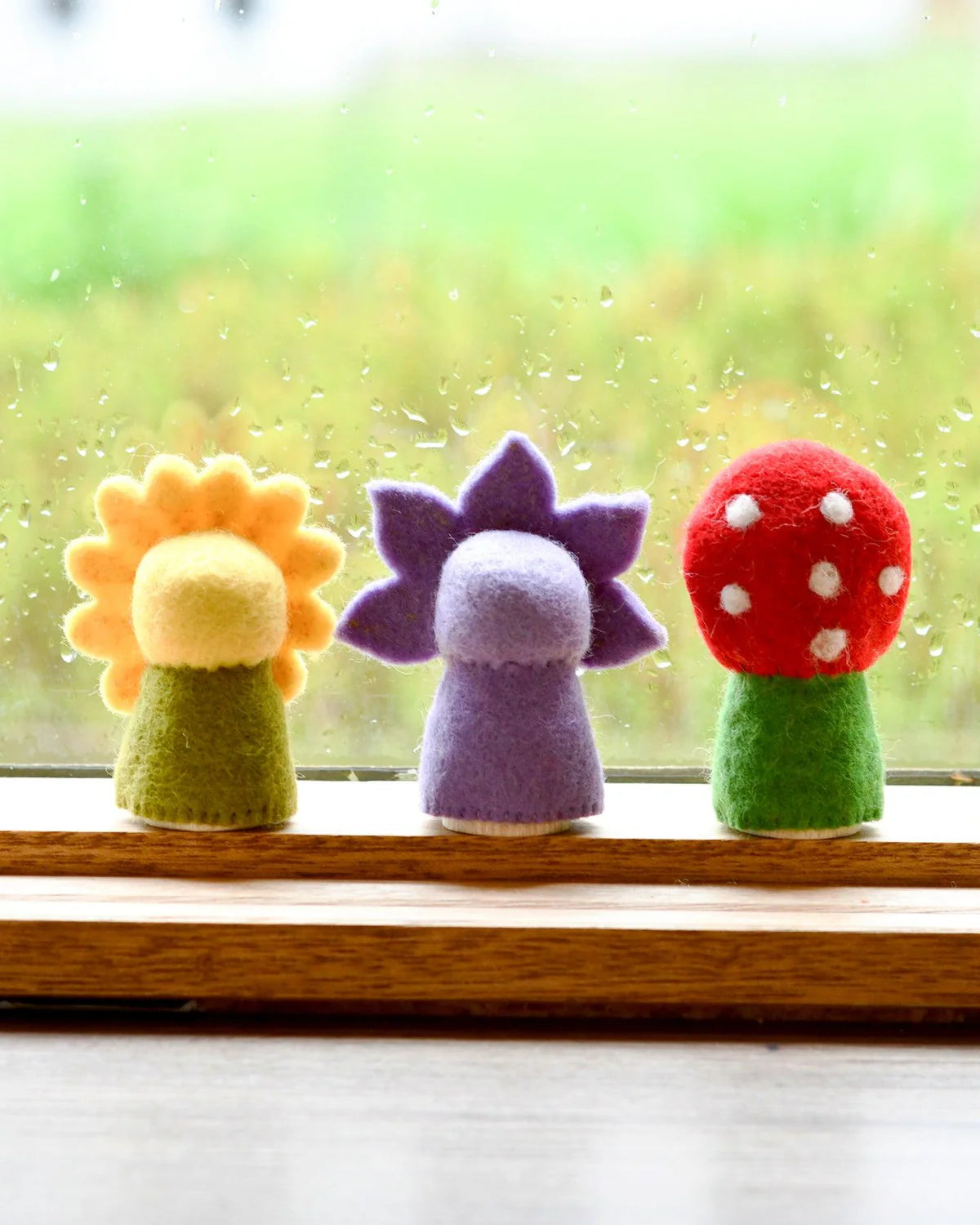 Floral Felt Peg Doll Set - Tara Treasures