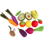 Market Vegetable + Fruit Set Felt Food - Tara Treasures