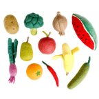 Harvest Vegetable + Fruit Set Felt Food - Tara Treasures