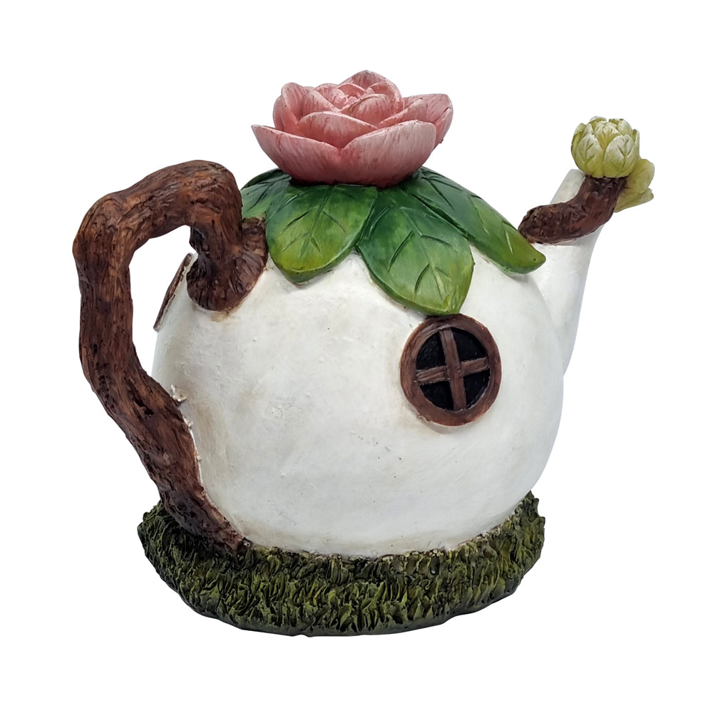 Lotus Flower Teapot House - Fairy Garden