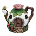 Lotus Flower Teapot House - Fairy Garden