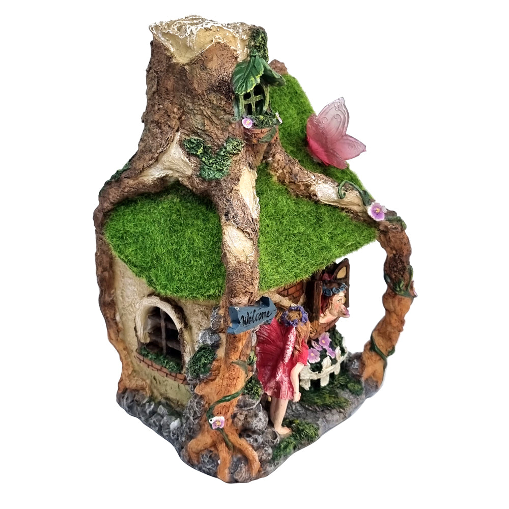 Butterfly Solar Fairy Cottage - Fairy Garden