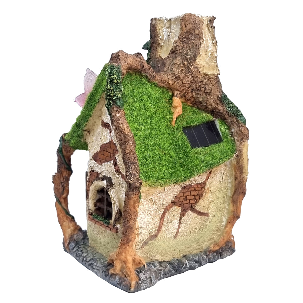 Butterfly Solar Fairy Cottage - Fairy Garden