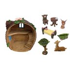 Fairy Log Cabin & Accessories Set - Fairy Garden