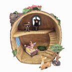 Fairy Log Cabin & Accessories Set - Fairy Garden