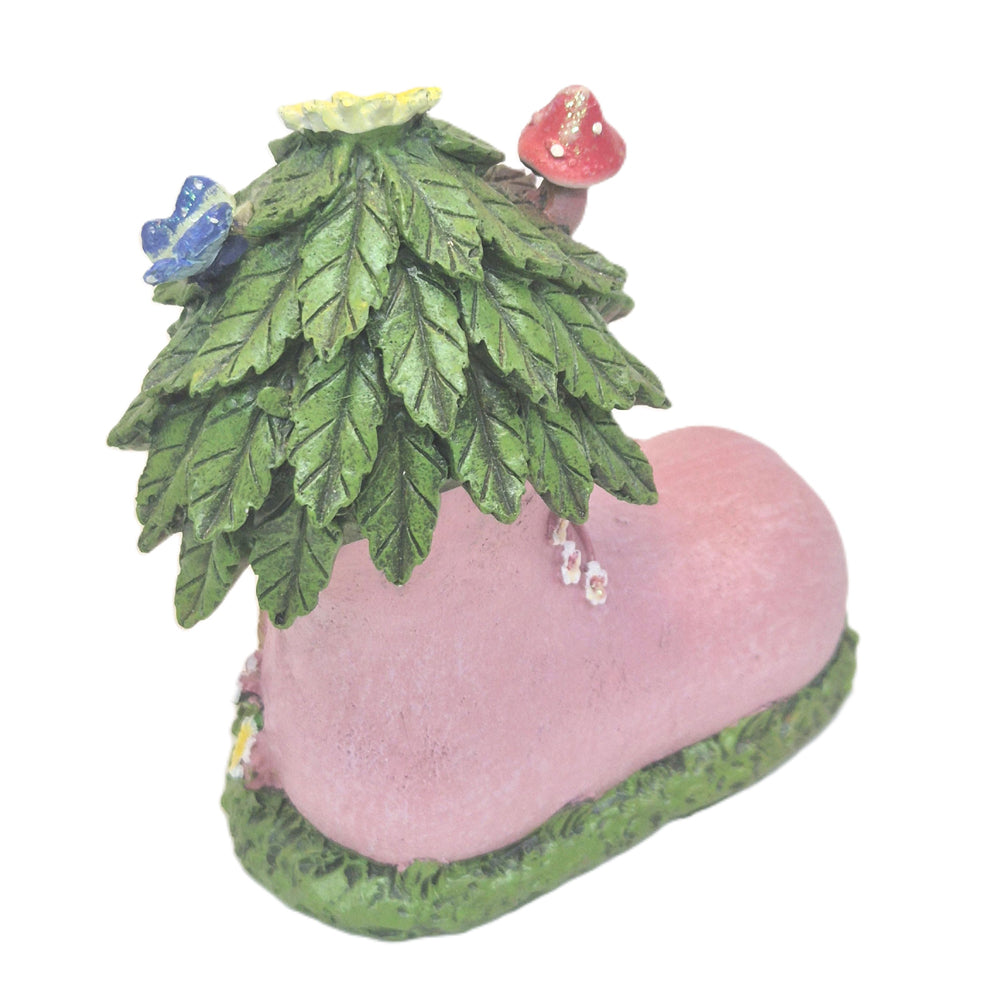 Pink Boot Fairy House - Fairy Garden