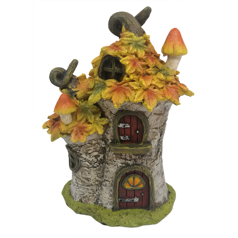 Autumn Leaf Tree House - Fairy Garden