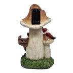 Gnome Solar Mushroom House - Fairy Garden