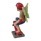 Fairy Noah & Skateboard - Fairy Garden