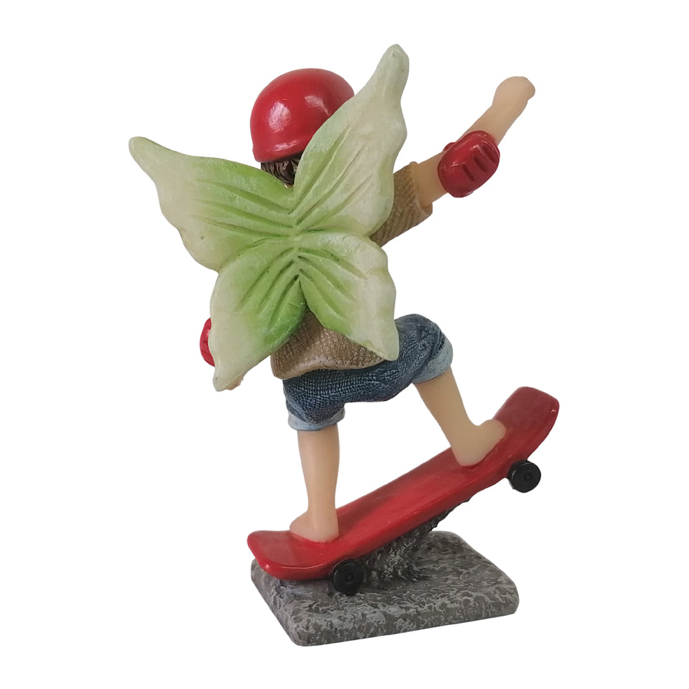 Fairy Noah & Skateboard - Fairy Garden