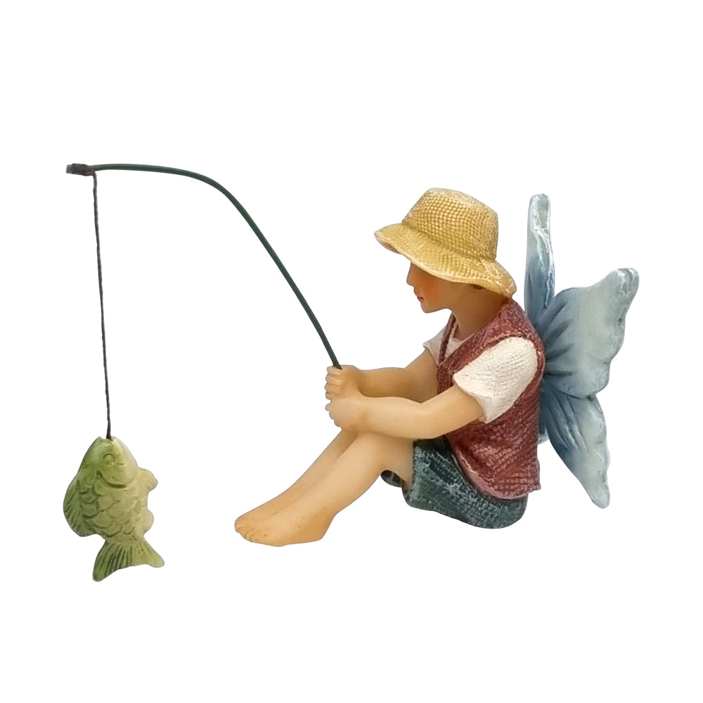 Fishing Fairy Lucas - Fairy Garden
