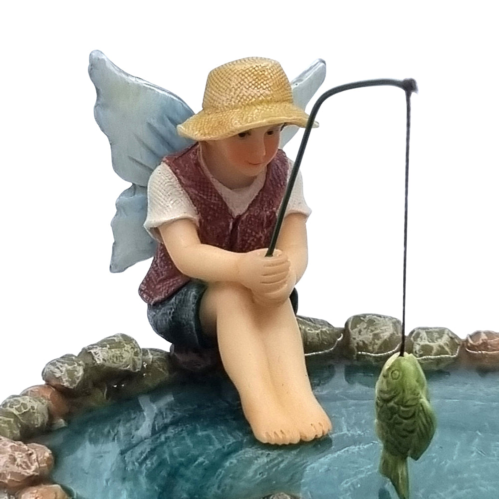 Fishing Fairy Lucas - Fairy Garden