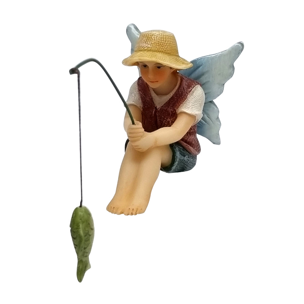 Fishing Fairy Lucas - Fairy Garden