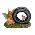 Fairy Zoe & Kitten - Fairy Garden