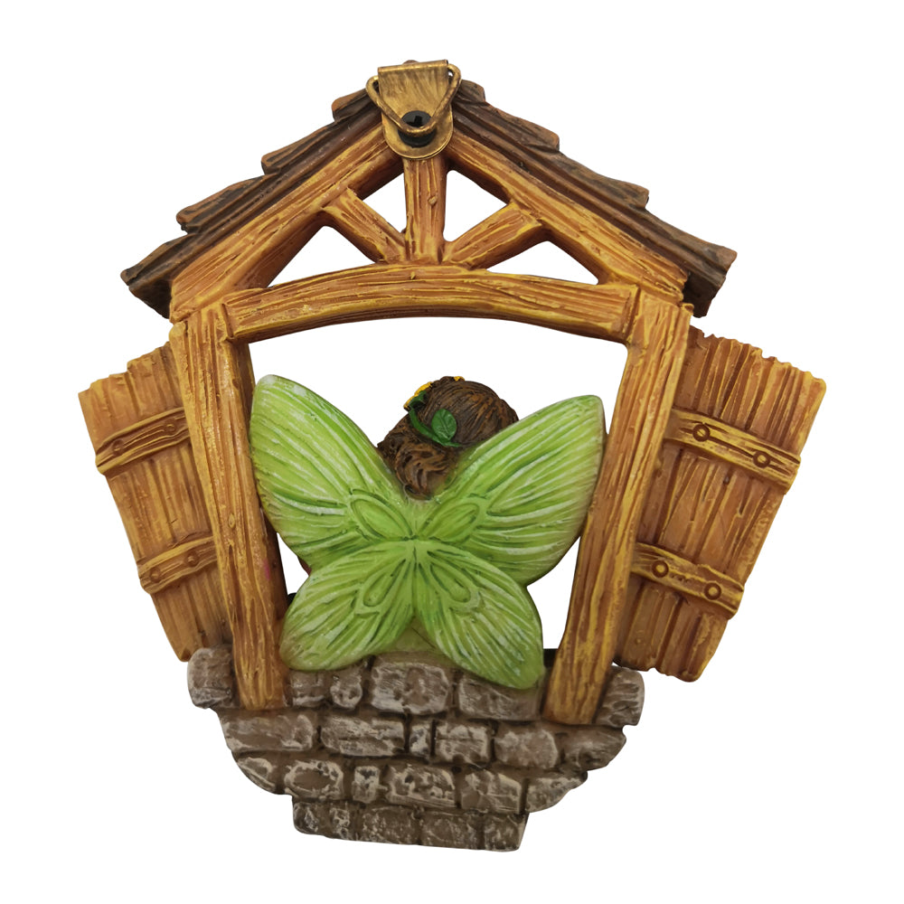 Fairy Charlotte in Window - Fairy Garden