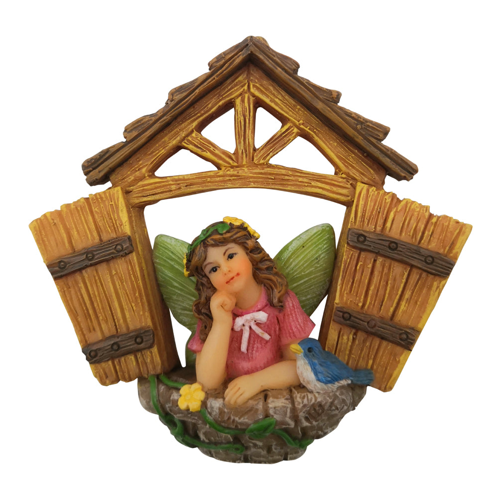 Fairy Charlotte in Window - Fairy Garden