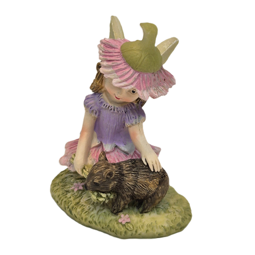 Gum Blossom Fairy & Wombat - Fairy Garden