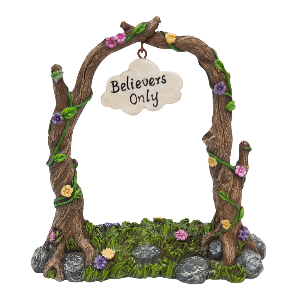 Believers Only Garden Arch - Fairy Garden