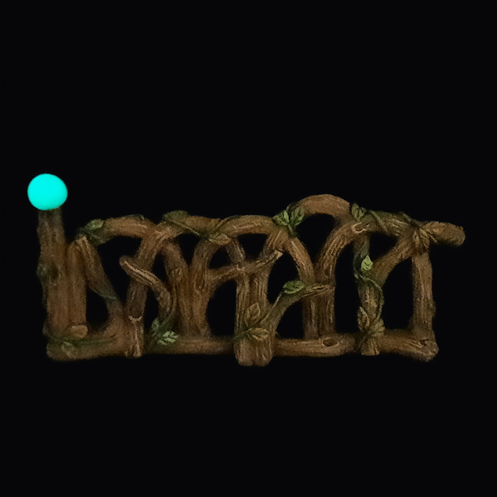 Glow in the Dark Wooden Fence - Fairy Garden