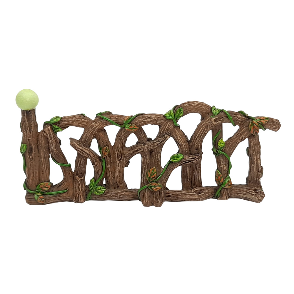 Glow in the Dark Wooden Fence - Fairy Garden