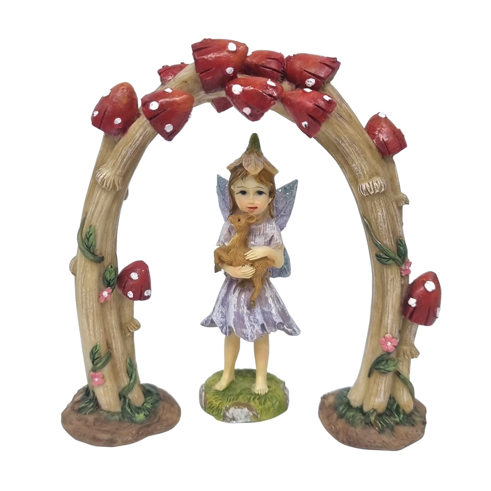 Mushroom Fairy Garden Arbour - Fairy Garden