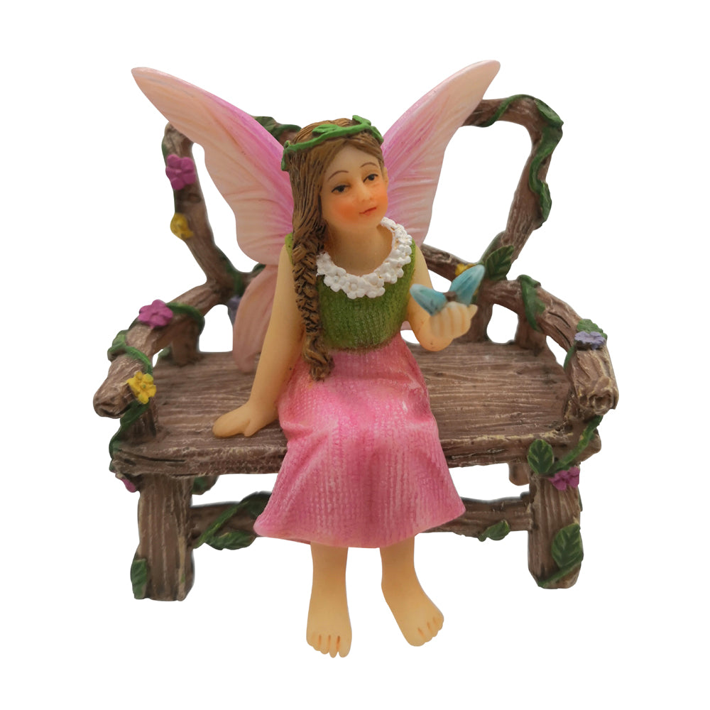 Butterfly Garden Bench - Fairy Garden