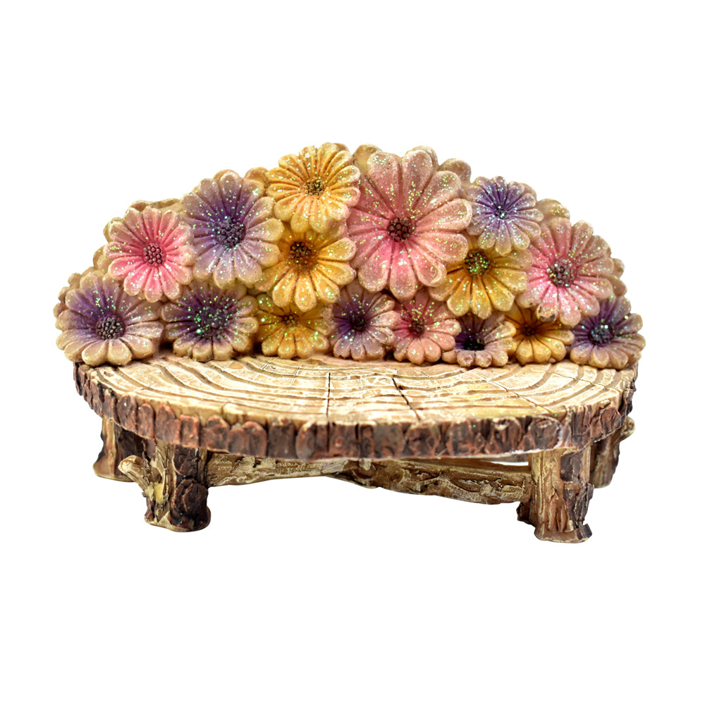 Daisy Flower Bench - Fairy Garden