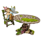 Moss & Flowering Vine Fairy Table - Fairy Garden
