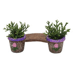 Tulip Flowerpot Garden Bench - Fairy Garden