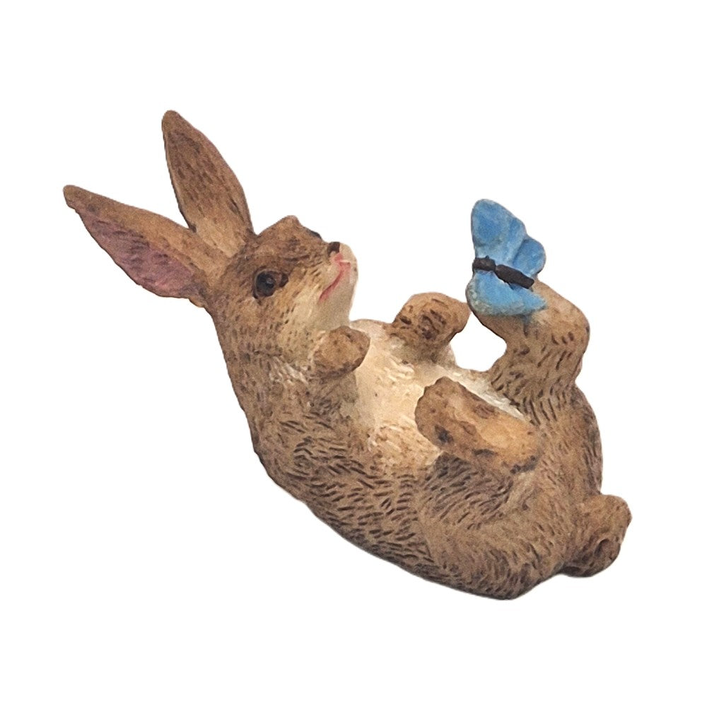Bunny Rabbit with Butterfly - Fairy Garden