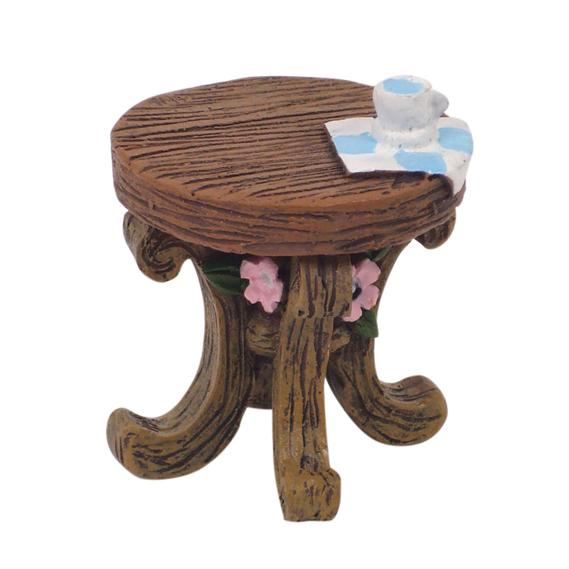 Mini Wooden Garden Table - Fairy Garden