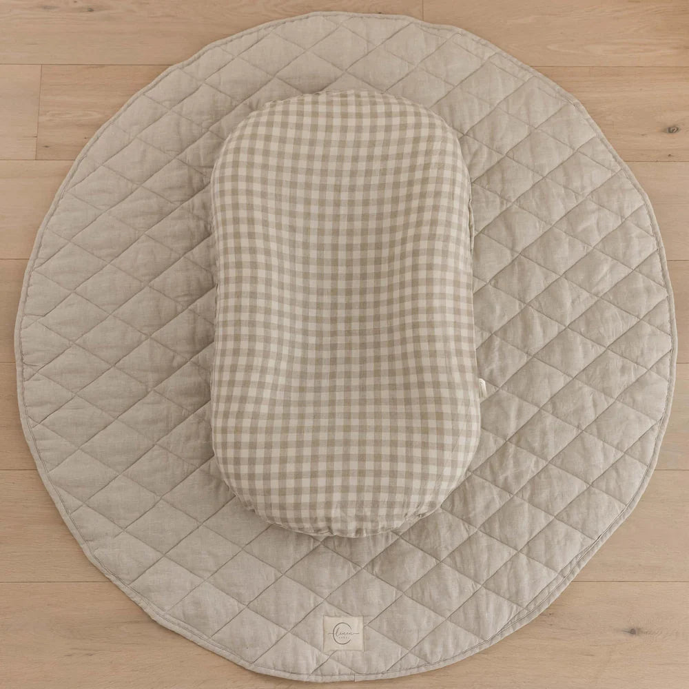 Baby Lounger Nest + Cover | Gingham