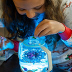 DIY Snowglobe Sensory Light Up Play Jar Gift Set - Glo Pals