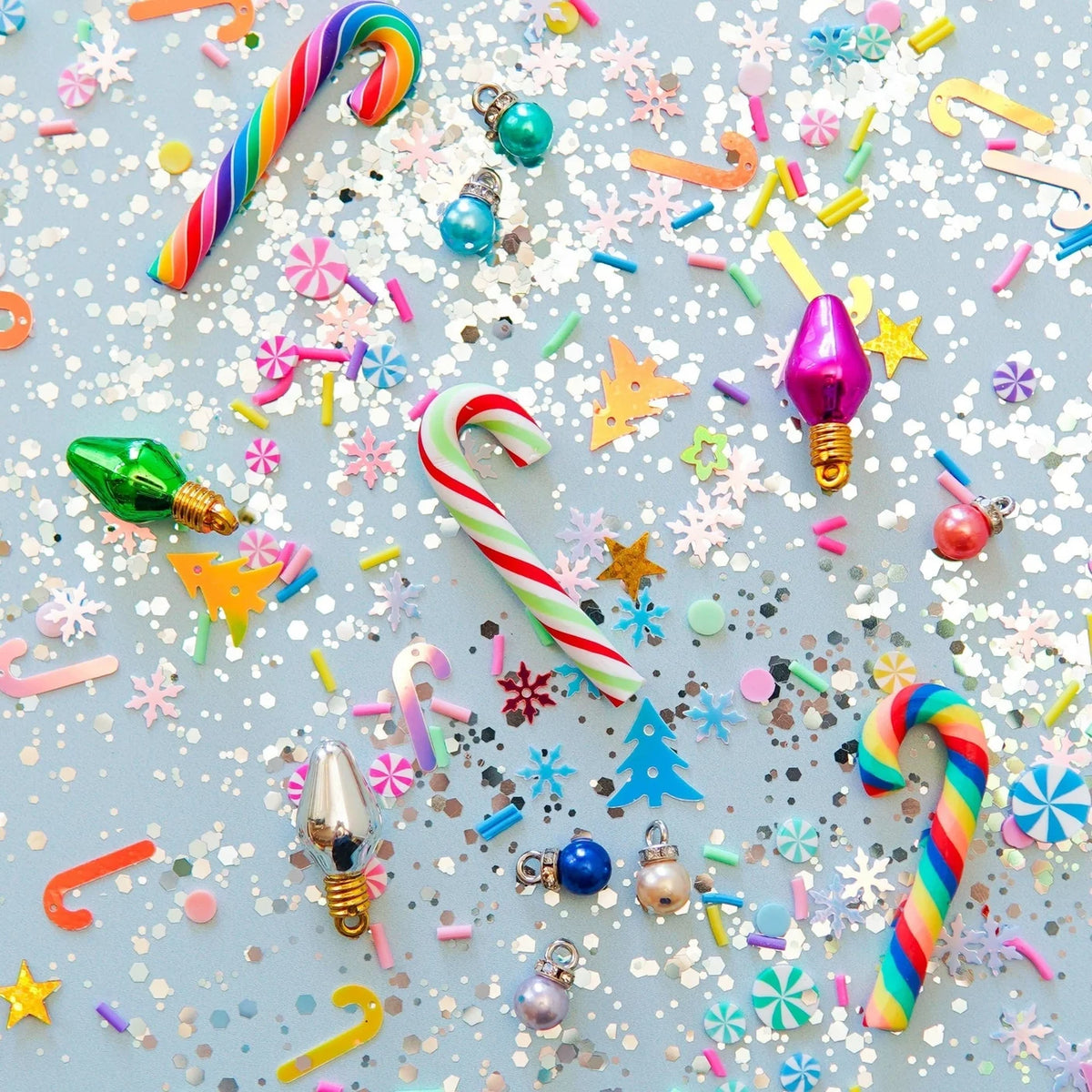 DIY Snowglobe Sensory Light Up Play Jar Gift Set - Glo Pals
