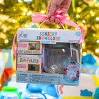 DIY Snowglobe Sensory Light Up Play Jar Gift Set - Glo Pals