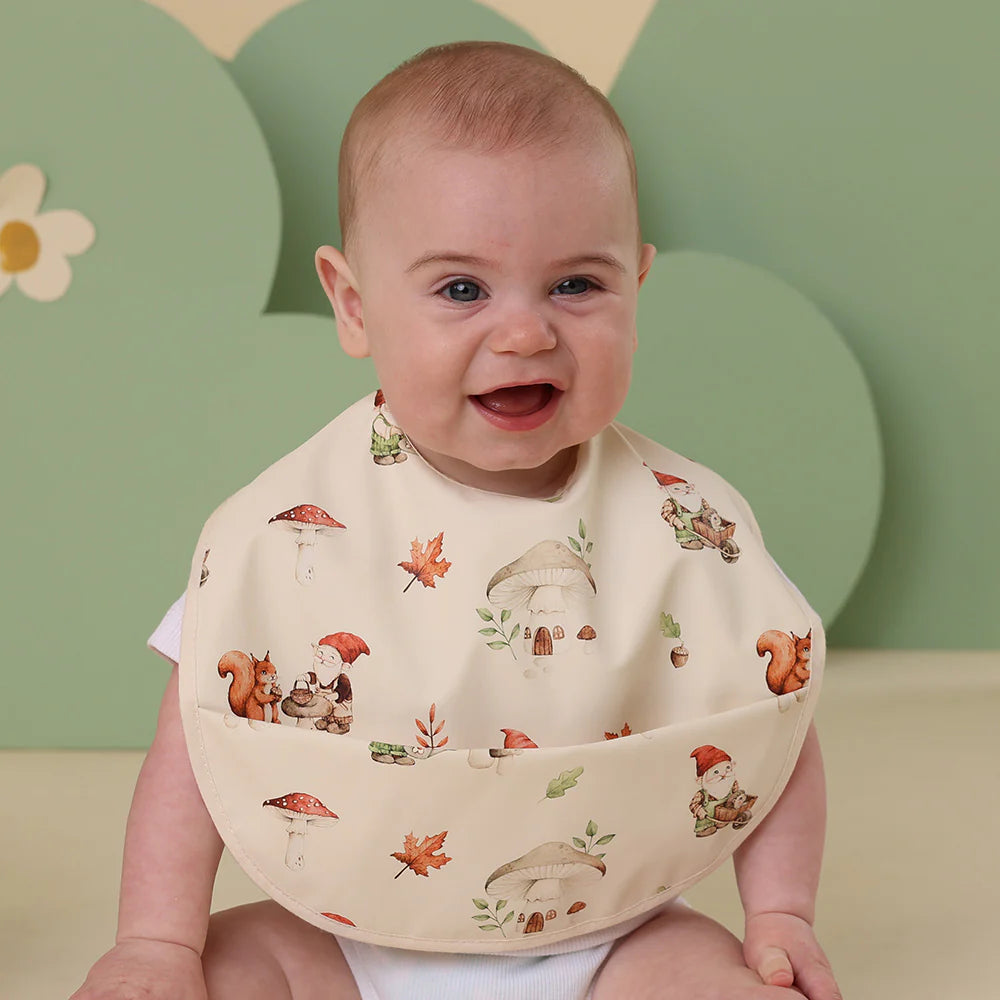 Gnomes Snuggle Bib - Snuggly Hunny